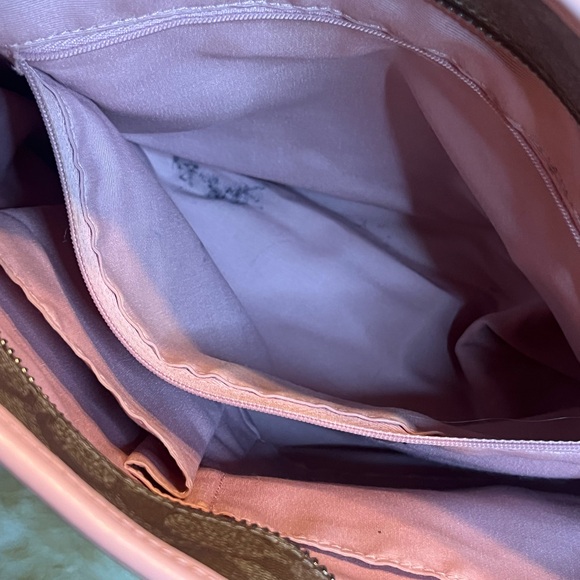 Coach Tan and Pink Shoulder Bag - Picture 11 of 14